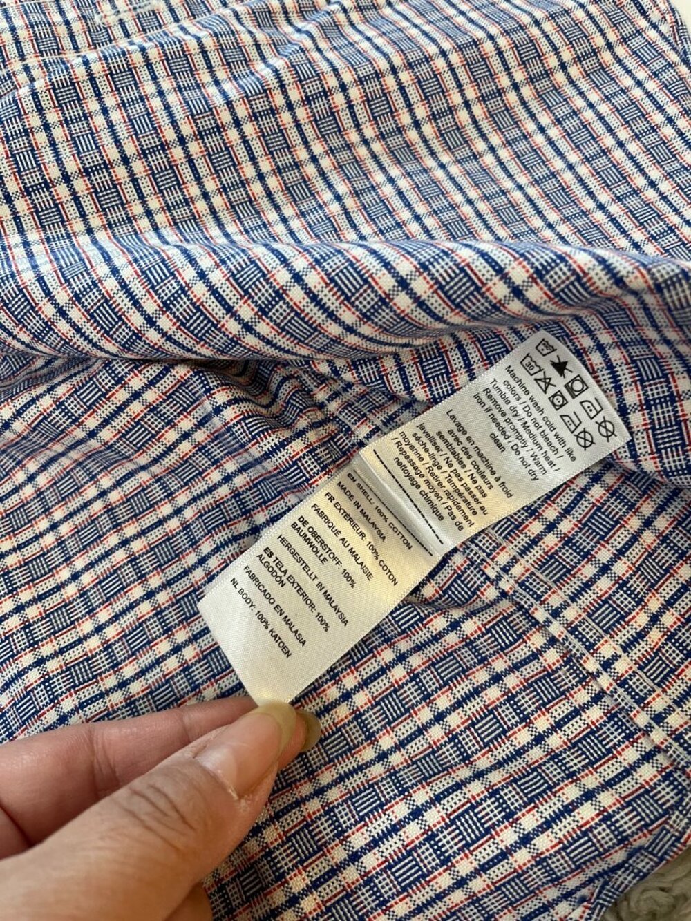 UNTUCKit Men’s XL Plaid Short Sleeve Button Up Shirt - Picture 6 of 6
